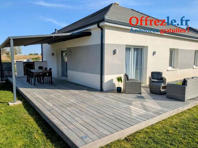 Maison de plain-pied construite en 2018
