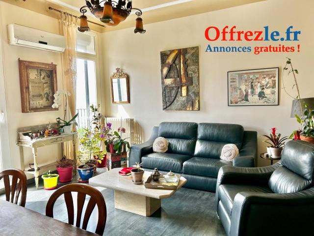 Grand T3/4 de 97m2 avec balcon vue mer
