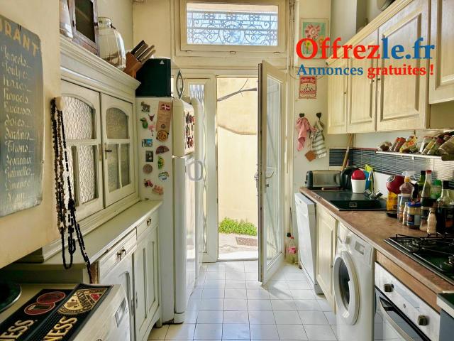 Grand T3/4 de 97m2 avec balcon vue mer