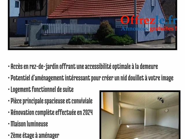 Maison rez de jardin