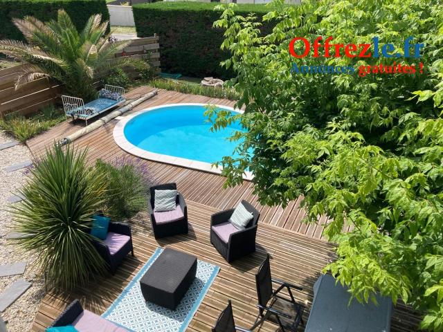 Maison pierre 202m2, piscine, sur 1500m2 de terrain