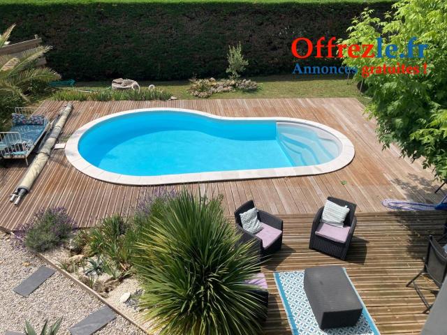 Maison pierre 202m2, piscine, sur 1500m2 de terrain