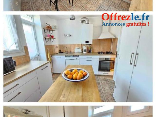 Bel appartement T4 traversant, vue dégagée plein sud sur les Pyrénées et sans vis à vis.