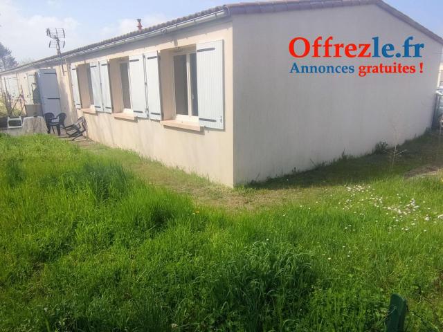 Maison 5 chambre 83m +17m garage + jardin 200m